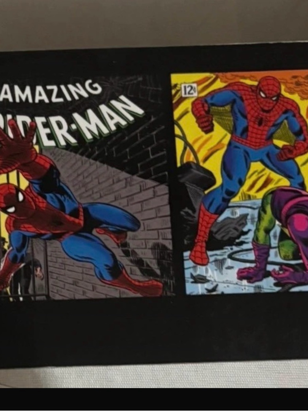 New Marvel Spider-Man Comic Strip Wall Art - Red & Blue